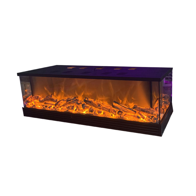1500mm Four Sided Flame Special Design Inserted Electric Fireplace Heaters With Remote Controlling Function