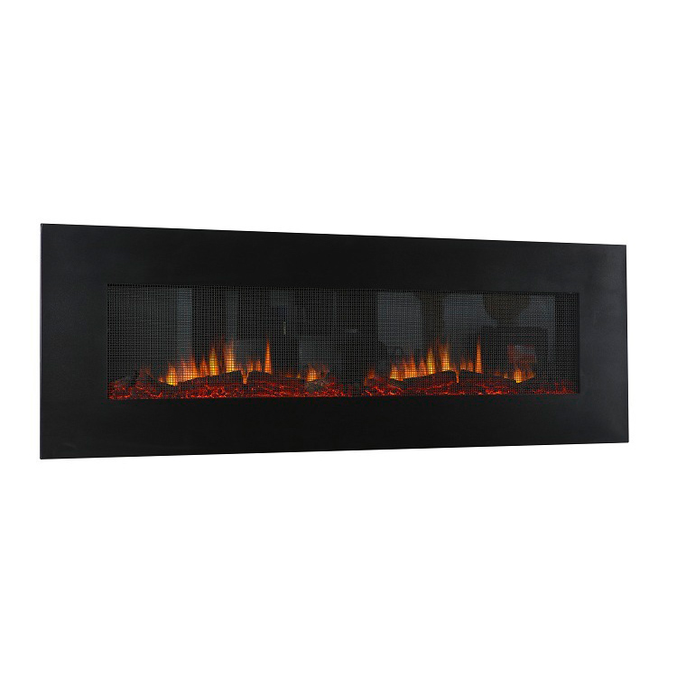 home decoration 66 inch led remote controlling modern simulation in door electric fireplace wall mounted